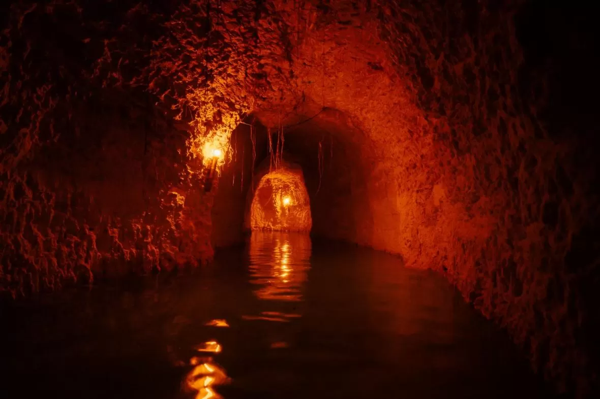 Río Sagrado de Noche + Cena Mar y Tierra