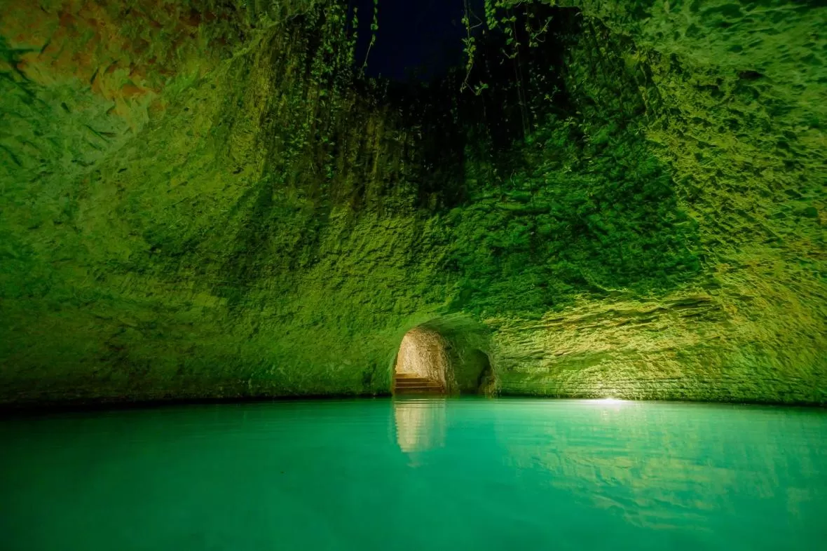 Río Sagrado de Noche + Cena Mar y Tierra