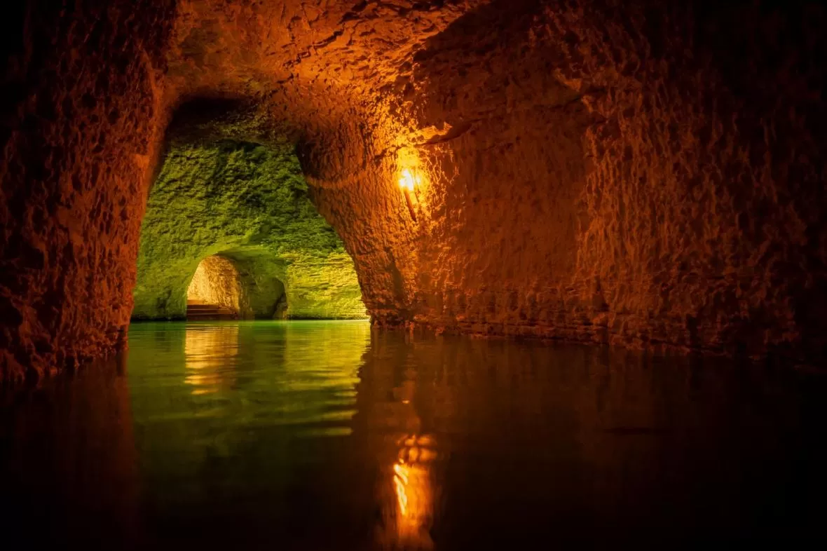 Río Sagrado de Noche + Cena Mar y Tierra